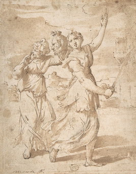 Anton Von Maron - Judith with the Head of Holofernes
