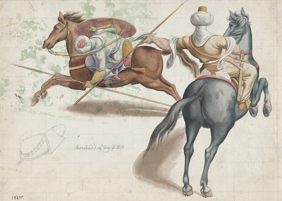 Friedrich Olivier - Fighting Horsemen