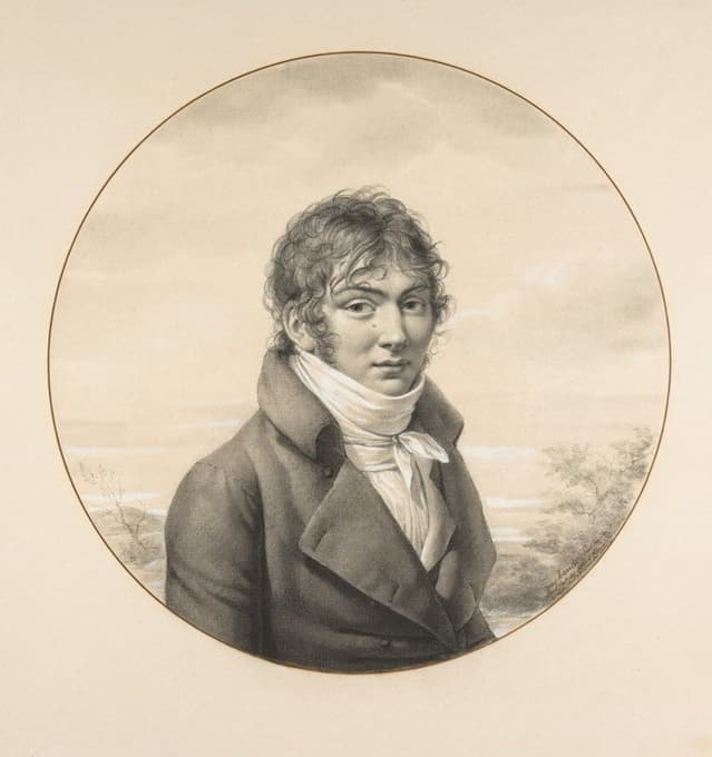 Fulchran Jean Harriet - Portrait of a Young Man