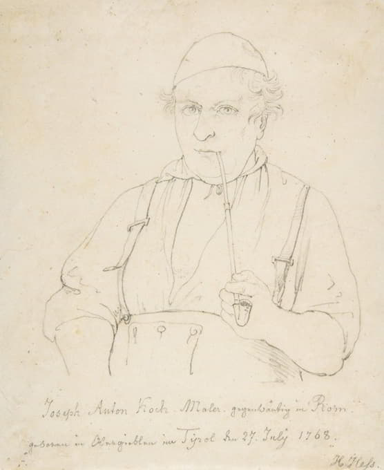 Hieronymus Hess - Portrait of Johann Anton Koch