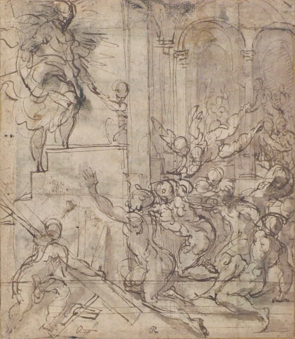 Parmigianino - Apparition of Christ