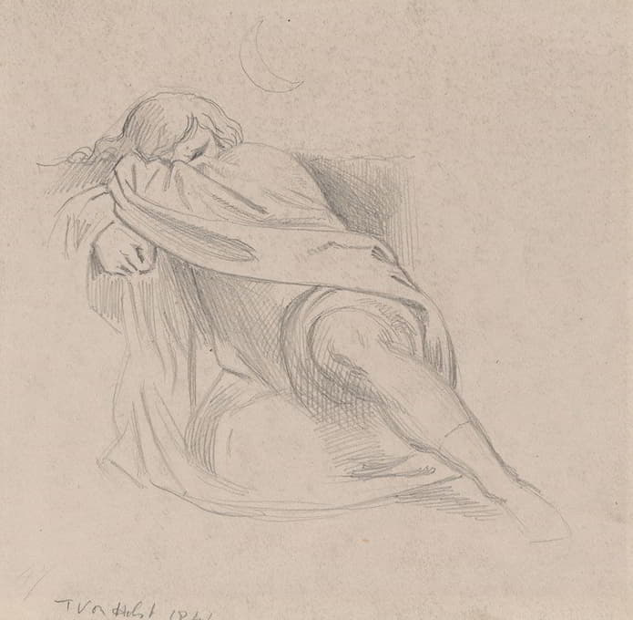 Theodor Richard Edward von Holst - Man Sleeping