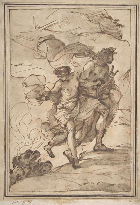 Filippo Pedrini - Orpheus and Eurydice