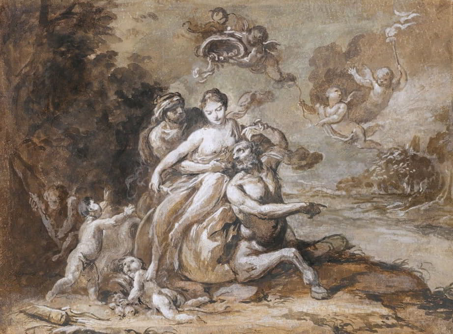 Carlo Alberto Baratta - Hercules And Deianira With The Centaur Nessus