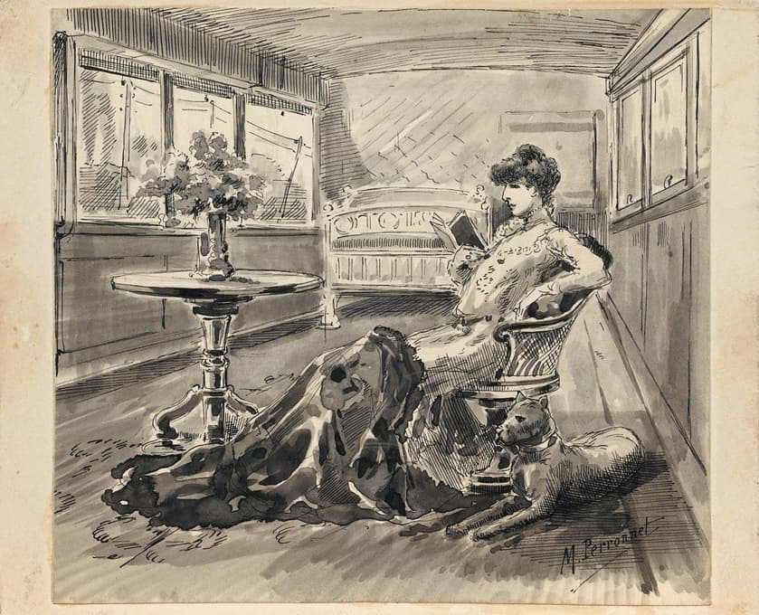 Maurice Perronnet - Scenes of Sarah Bernhardt’s life 8