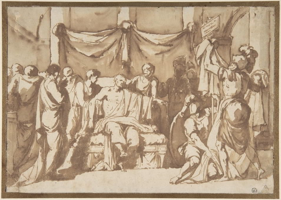 Jean-François-Pierre Peyron - The Death of Seneca