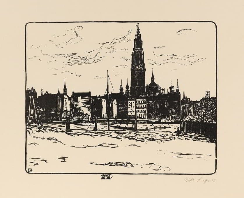 Wilhelm Laage - Kathedrale in Antwerpen
