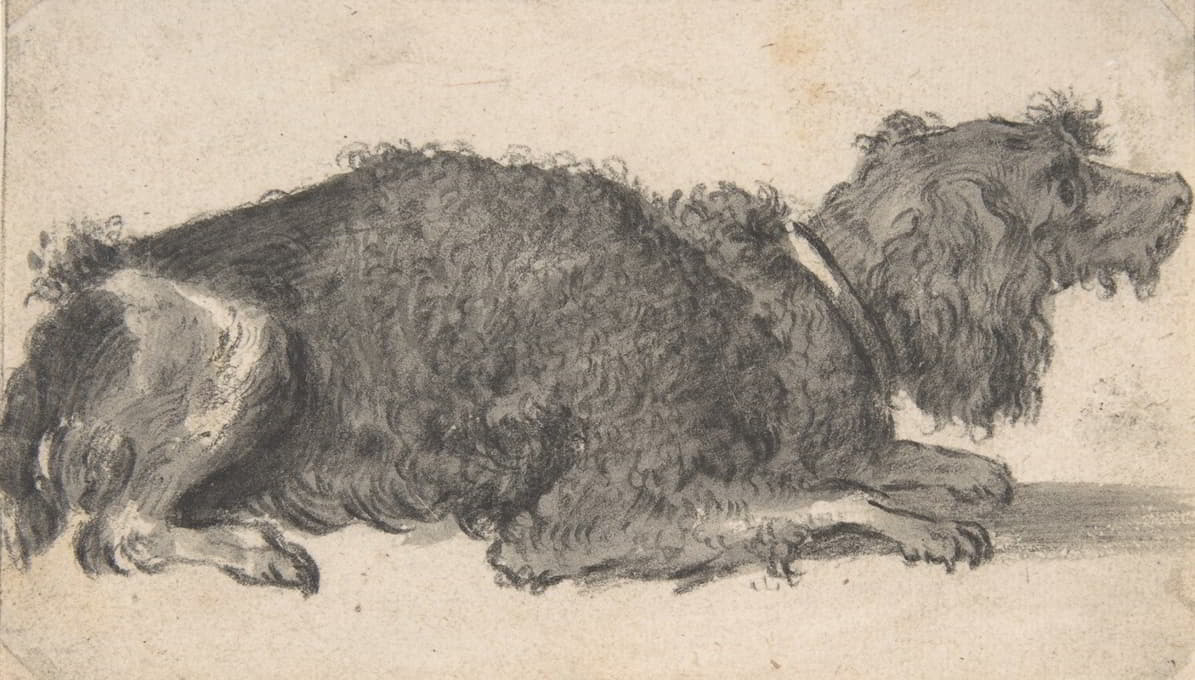 Cornelis Saftleven - A Dog