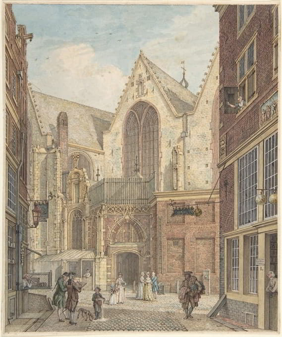 阿姆斯特丹旧教堂景观