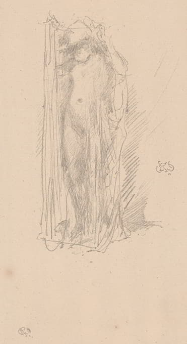 James Abbott McNeill Whistler - Model Draping