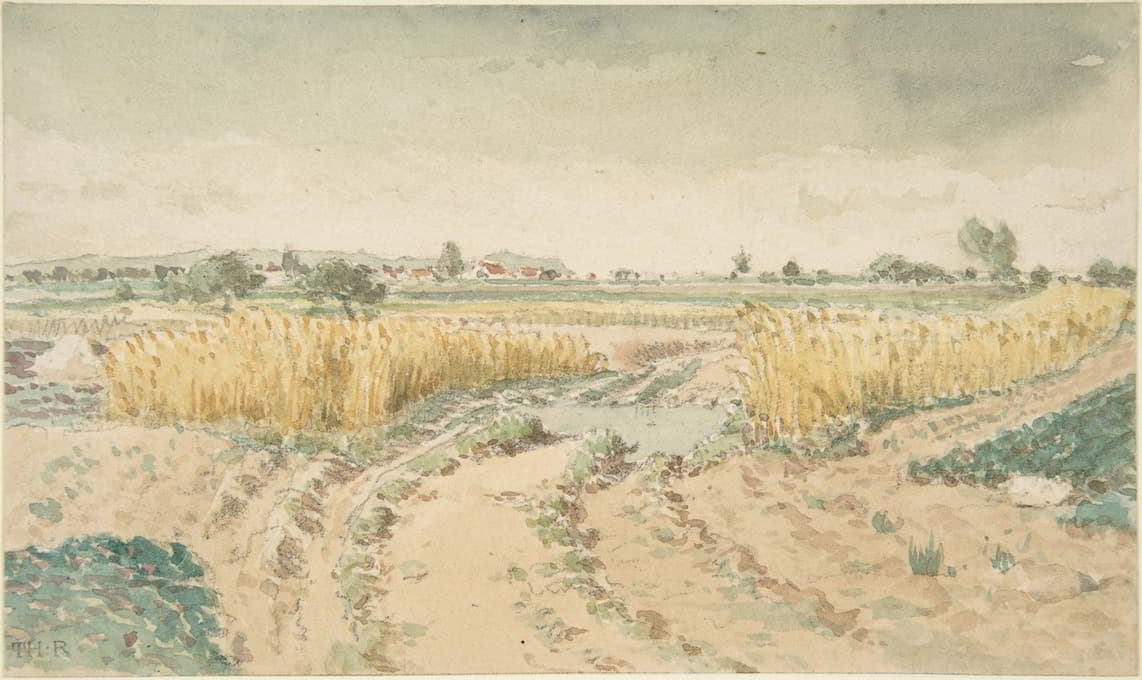 Théodore Rousseau - Wheatfields
