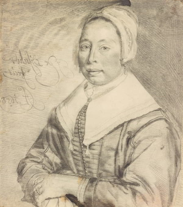 Cornelis Visscher - Portrait of a Woman