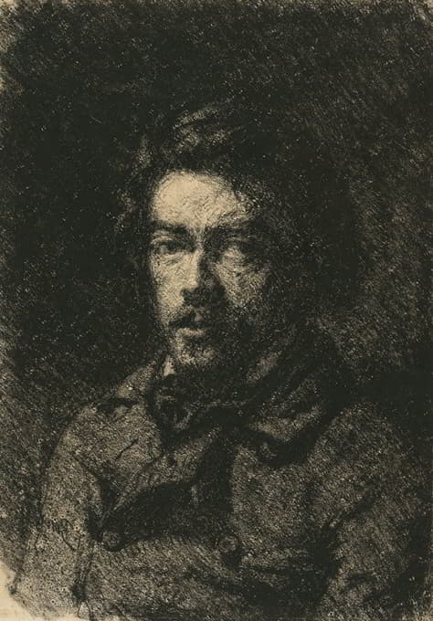 François Bonvin - Self-Portrait