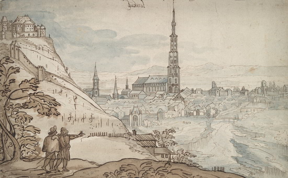 Georg Hoefnagel - View of Landshut