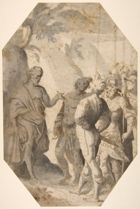 Giovanni Battista Trotti - Saint John the Baptist Preaching to a Group of Soldiers