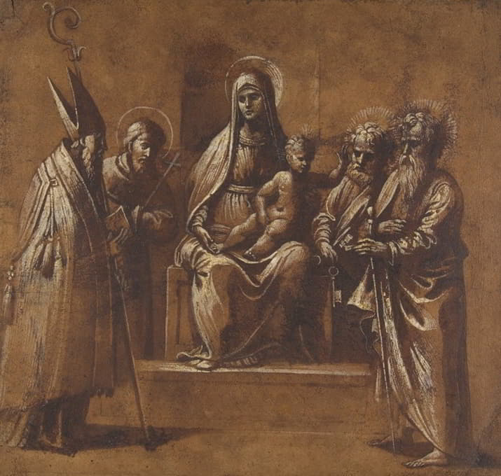 Girolamo da Treviso - The Virgin and Child with Saints