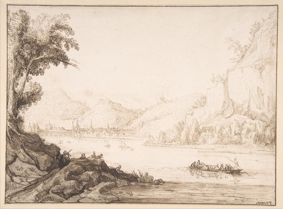 Hendrik Cornelisz. Vroom - View of Vienne on the Rhone