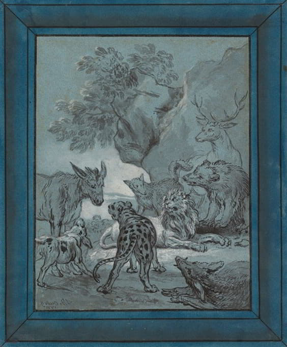 Jean-Baptiste Oudry - The Plague-stricken Animals