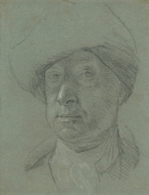 Jonathan Richardson the Elder - Self-Portrait Wearing a Cloth Hat