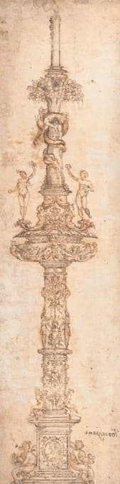 Pietro Torrigiano - Design for a Candlestick
