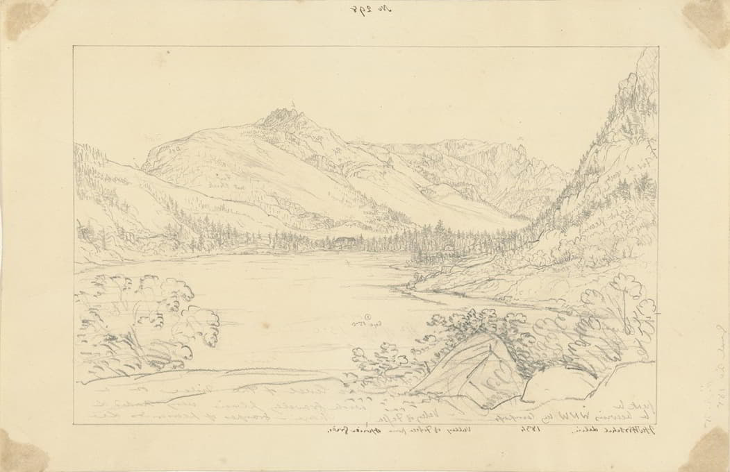 Sir John Frederick William Herschel - Valley of Fassa from Opposite Gries