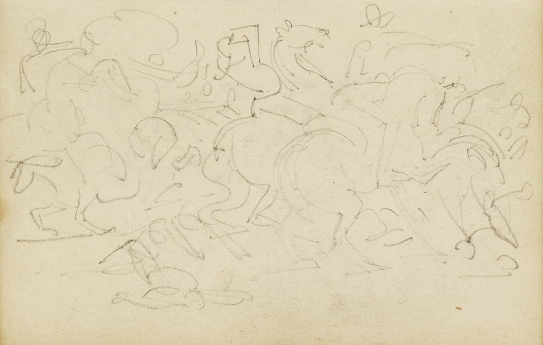 Théodore Géricault - Cavalry skirmish