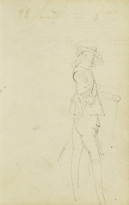 Théodore Géricault - Standing cavalier