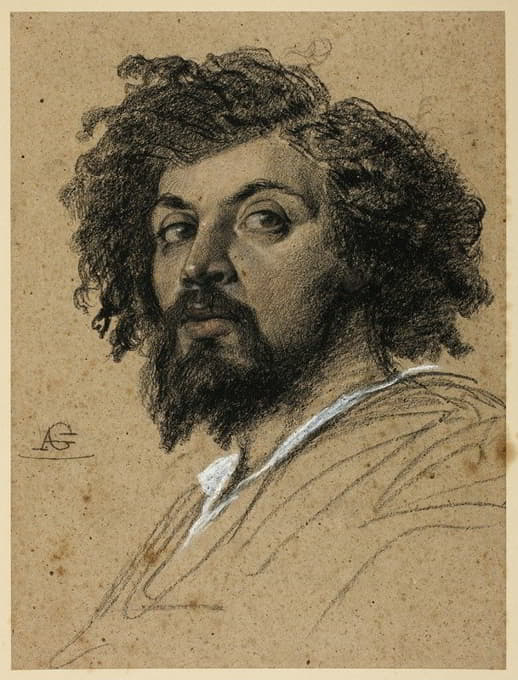 Auguste Barthélémy Glaize - Self-Portrait