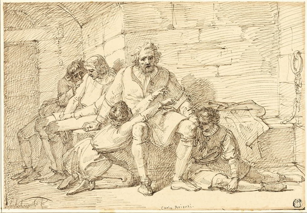 Carlo Arienti - Ugolino and His Sons in Prison