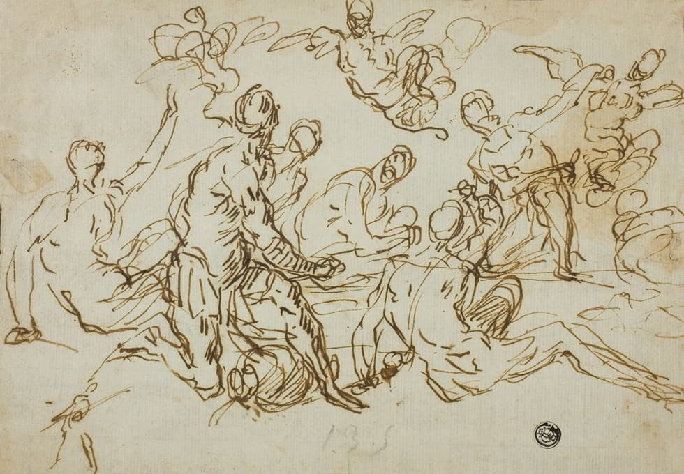 Domenico Gargiulo - Harpies Attacking Aeneas and His Companions
