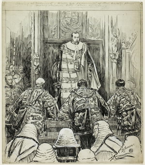 爱德华七世时期的巴黎会议开幕