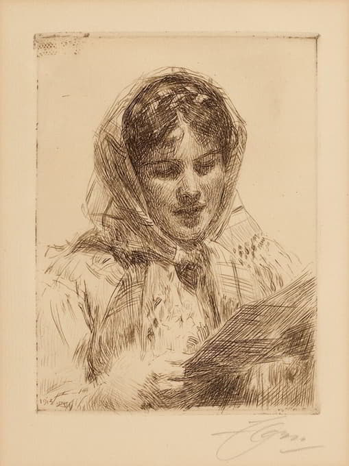 Anders Zorn - The Letter
