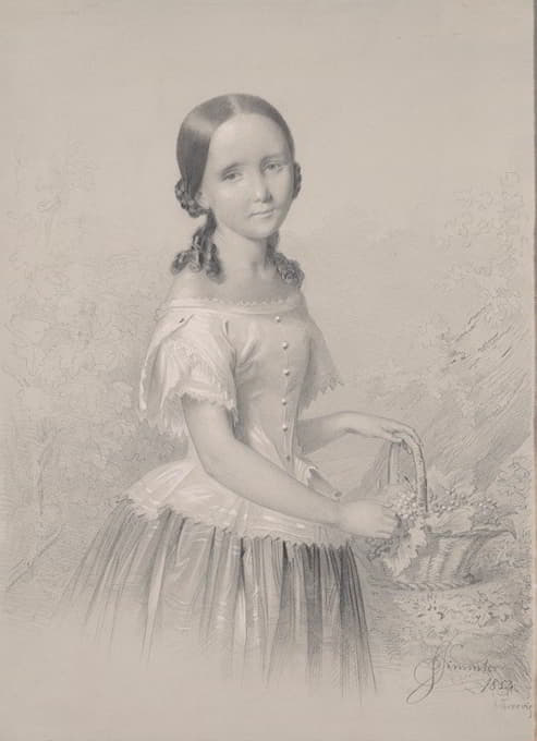费利克斯·贾西安斯基母亲的妹妹弗朗西斯卡·沃洛维斯卡的画像