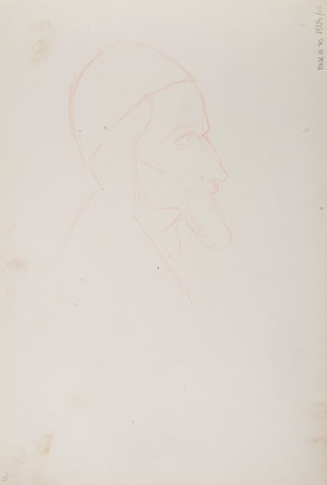 Ferdynand Bryll - szkic popiersia Żyda