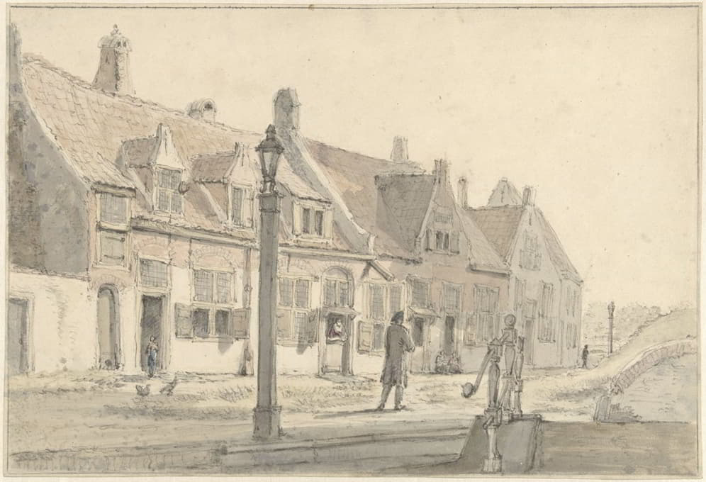 Johannes Jelgerhuis - Bij de Koepoort te Delft