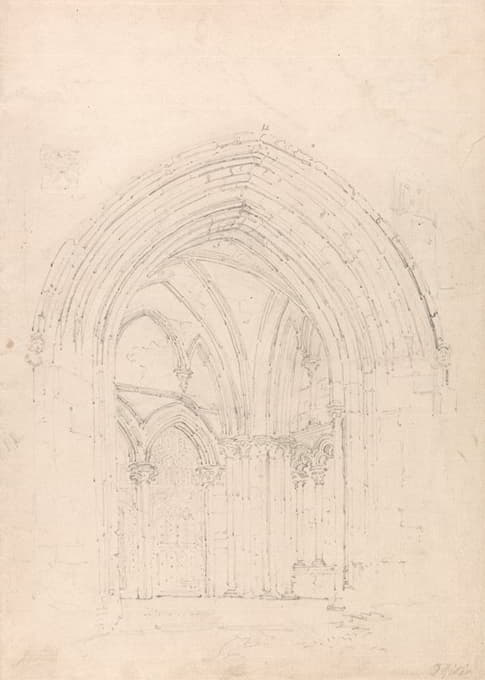 Thomas Girtin - St. Alban’s Cathedral, Hertfordshire