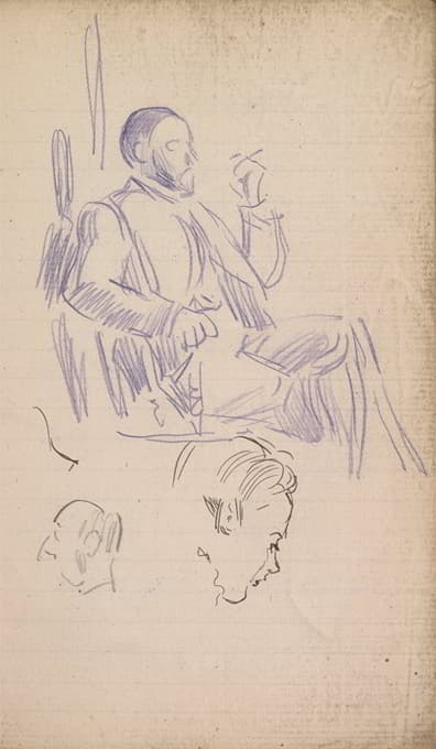 Charles Samuel Keene - Sketchbook Drawing