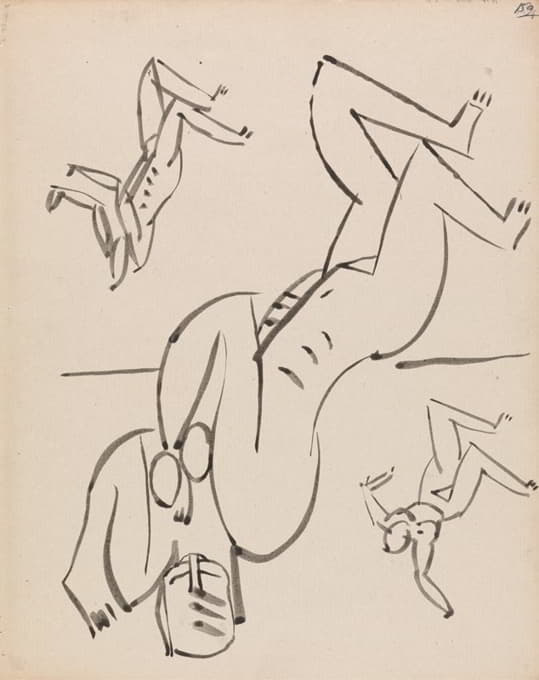 Henri Gaudier-Brzeska - Three Studies for a Female Figure