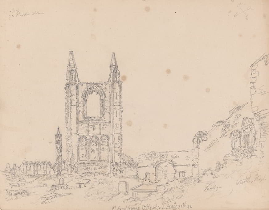 James Moore - The Cathedral of St. Andrews, Scotland