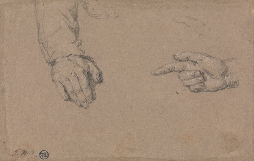 James Ward - Studies of Hands