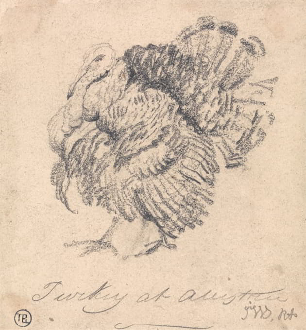 James Ward - Study of a Turkey