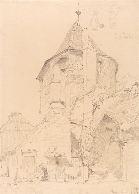 John Sell Cotman - Yarmouth, the North-west Tower