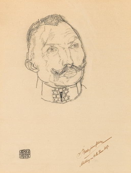 Egon Schiele - Portrait of Boda János