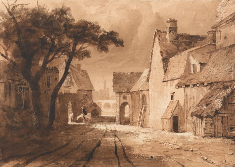 Samuel Palmer - Study of Old Buildings