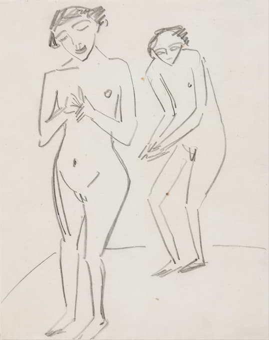 Ernst Ludwig Kirchner - Man and woman