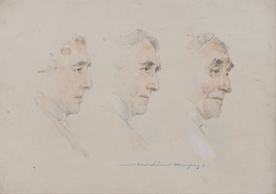 亨利·欧文爵士的三幅肖像