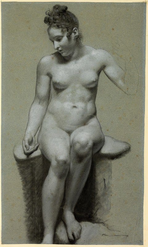 Pierre-Paul Prud'hon - Seated Female Nude