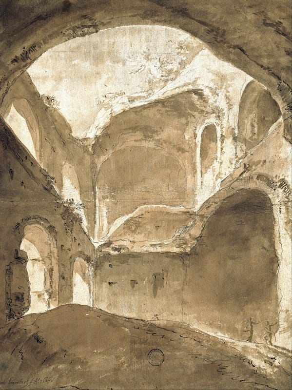 Bartholomeus Breenbergh - Interior of an Ancient Ruin
