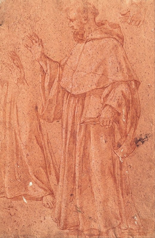 Giacinto Gimignani - Study of Saint Augustine
