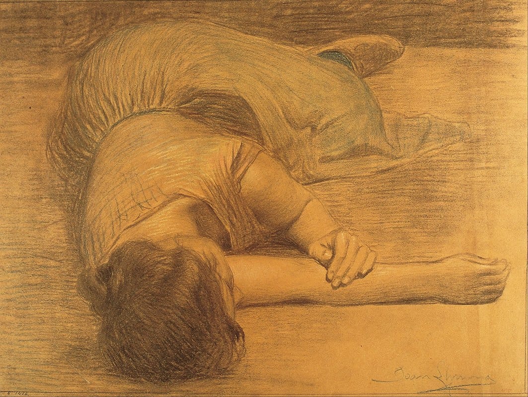 Joan Llimona - Woman Lying Down